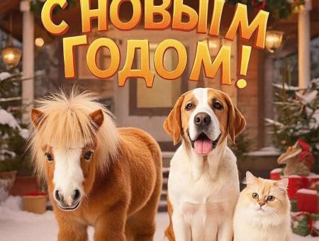 Дорогие друзья, поздравляем с Новым годом!